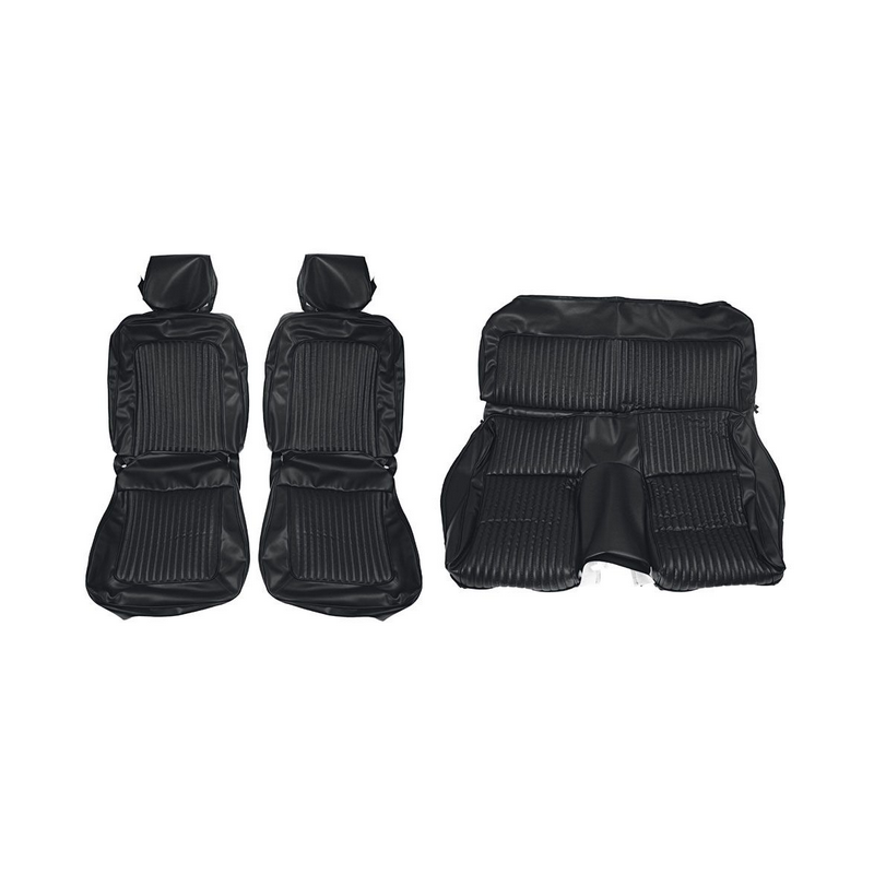 69 Full Set Fastback Upholstery (Standard seats, Black) 69 Full Set Fastback Upholstery (Standard seats, Black)