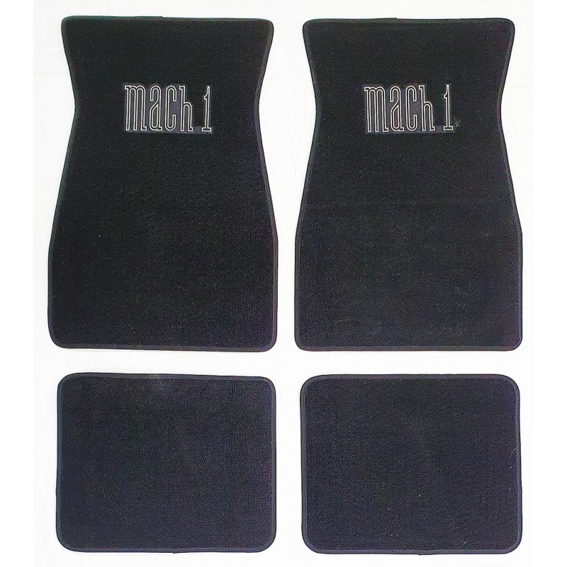 MACH1 floor mat black/silver 64-73