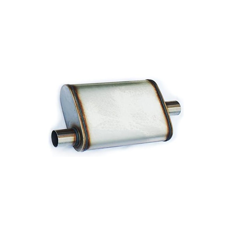 65-73 Stainless Steel Muffler Turbo 2"