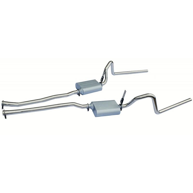 64-70 V8 EXHAUST SYSTEM Flowmaster style