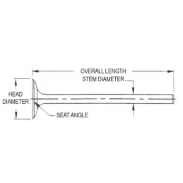 Exhaust Valve 289 / 302 Non Rail 64-73
