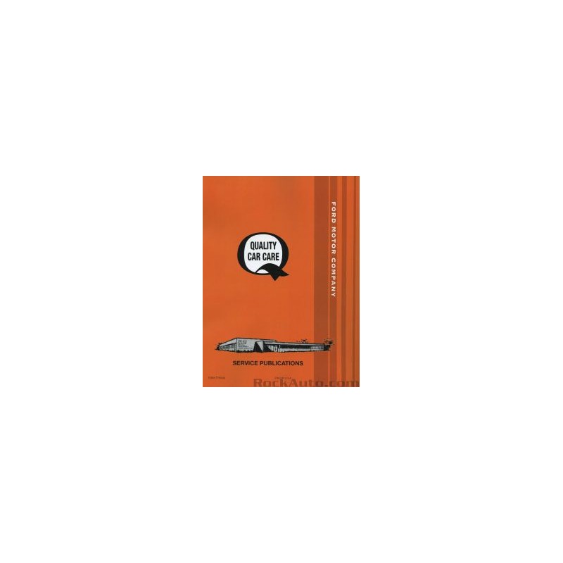 Shop Manual Mustang 1966