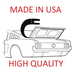 Trunk Weatherstrip Fastback USA 65-66