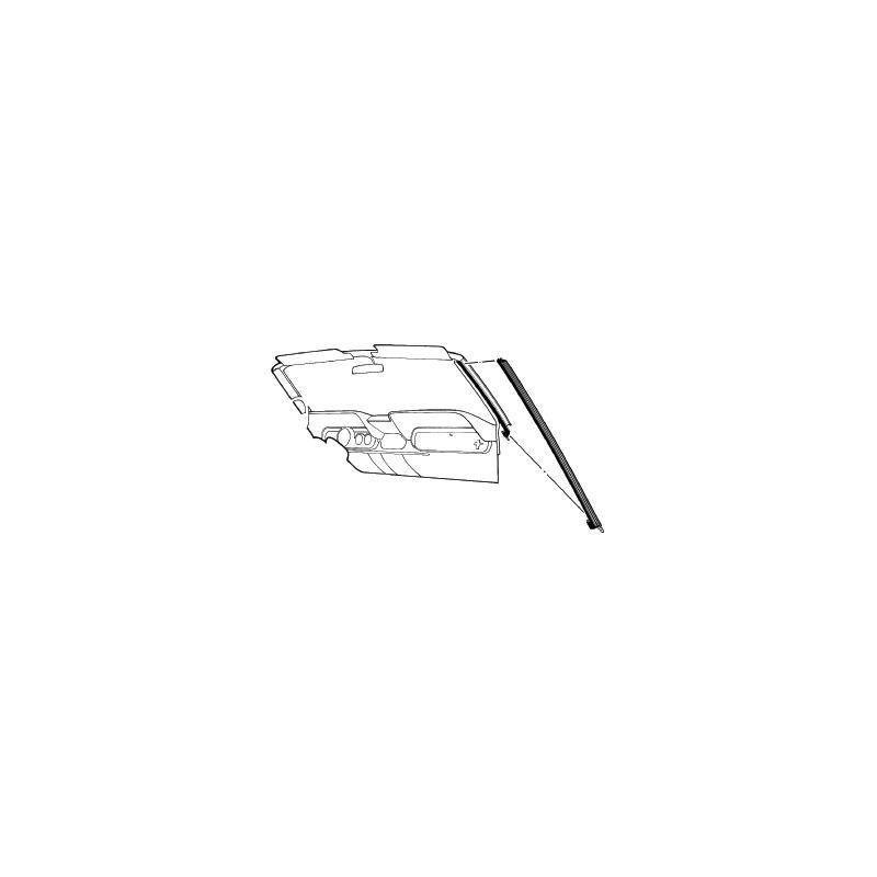 Convertible Pillar Post Weatherstrip RH 69-70 Convertible Pillar Post Weatherstrip RH 69-70