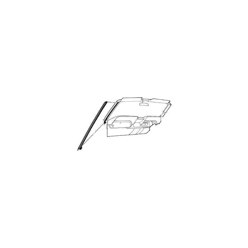 Convertible Pillar Post Weatherstrip LH 69-70