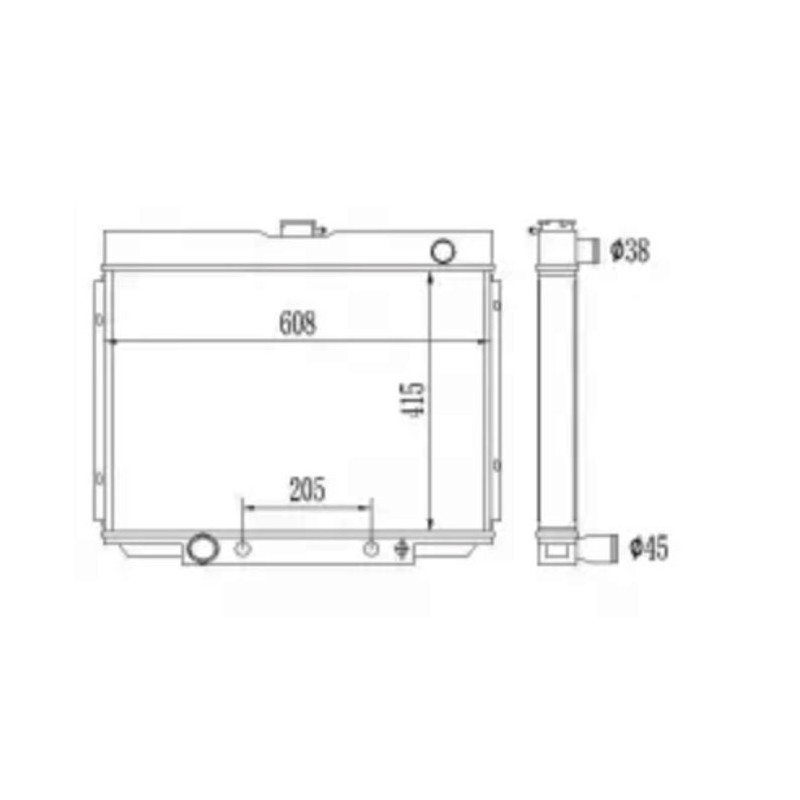 24" Radiator BBlock 67-70 (and Small-Block 1970)