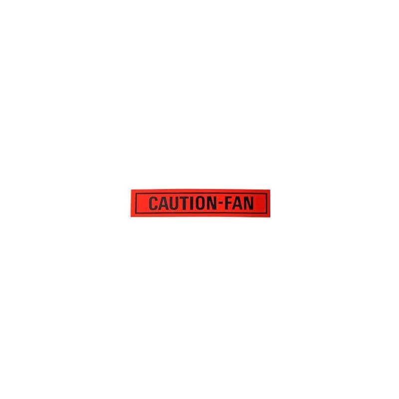 Sticker "Caution-Fan" 68-69