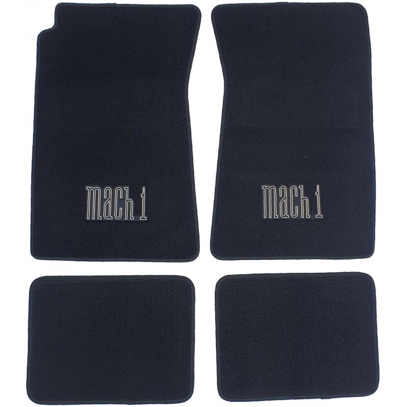 MACH1 floor mat black/silver 64-73