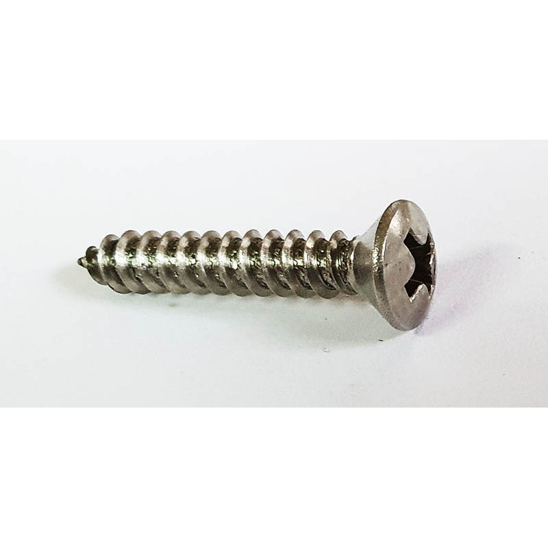 Lens screw 3,9x22 head 7,4mm stainless steel