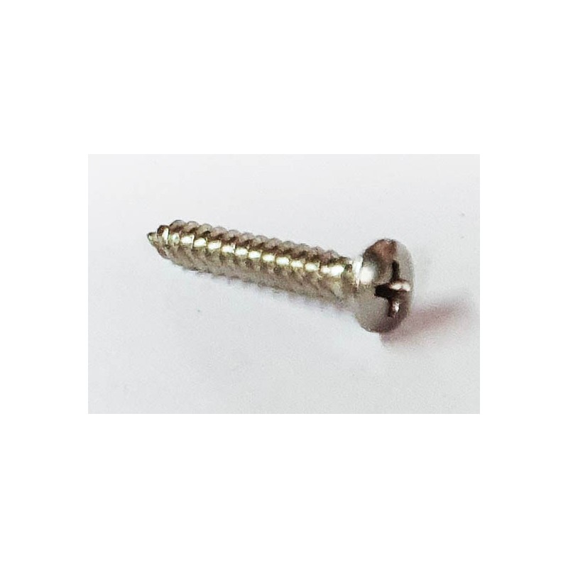 Lens screw 4,2x25 head 8mm stainless steel