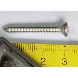 Lens screw 4,2x32 head 8mm stainless steel