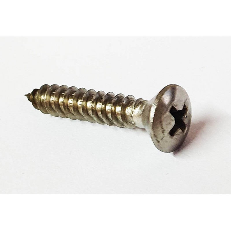 Lens screw 4,8x25 head 9,4mm stainless steel