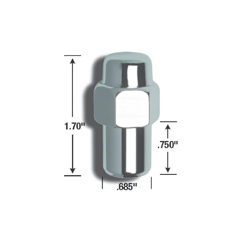 Cragar / Mag Lug Nut 1/2-20 washers avliable separatelly