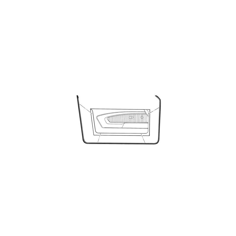 Door Weatherstrips 71-73 Door Weatherstrips 71-73