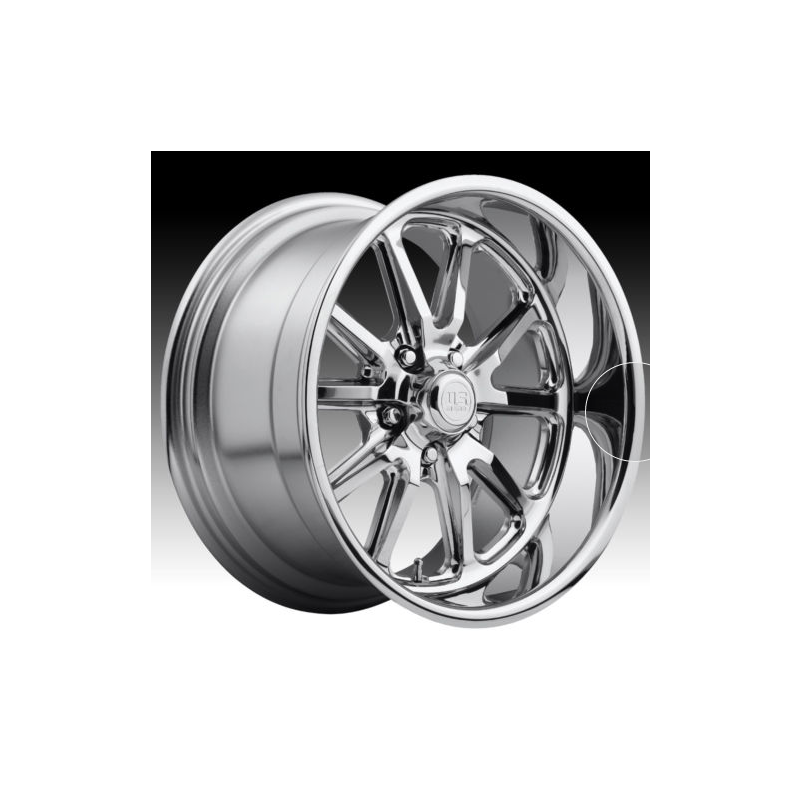 U.S. Mags Rambler U110 Chrome Wheels 17"x7/18"x8 SET