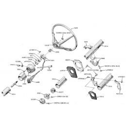 STEERING COLUMN locking Ring 3/4 Retaining  (97663-S) 67-73