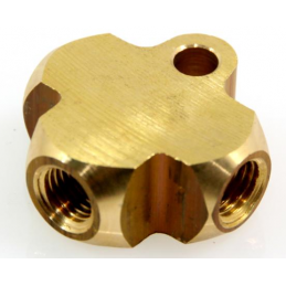 Fékcső elosztó 3 csatlakozással  3/8"