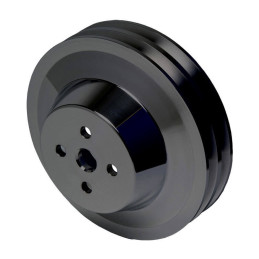 Pulley Kit Billet 2V WP / 2V Crank, 3 csavar, szíjtárcsa szett, fekete 64-69