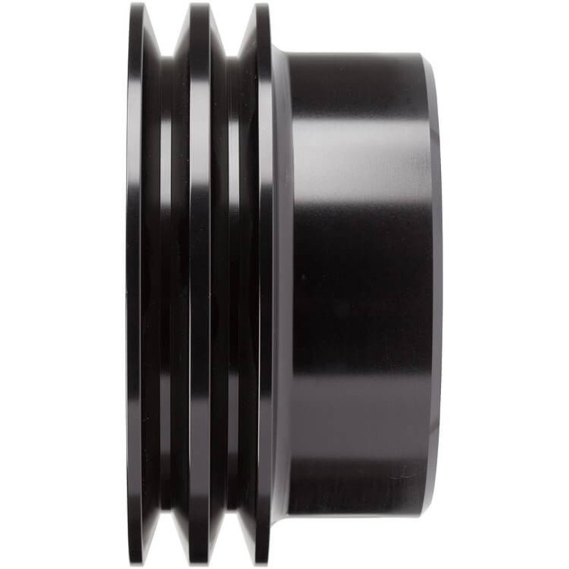 Pulley Billet 2V Crankshaft, Black 3-Bolt (289, 302, 351W) 64-69