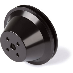 Pulley Billet 1V Waterpump Black  (302, 351W) Underdrive 69-73