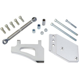 AC Compressor Bracket Silver (390, 427 & 428  FE) 68-73