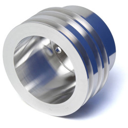 Pulley Billet 3V Crankshaft, Silver 3-Bolt (289, 302, 351W) 64-69