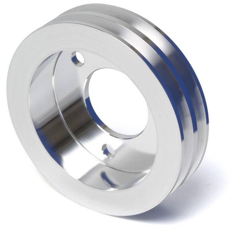 Crank Pulley 2V Silver 390, 427, 428 67-73