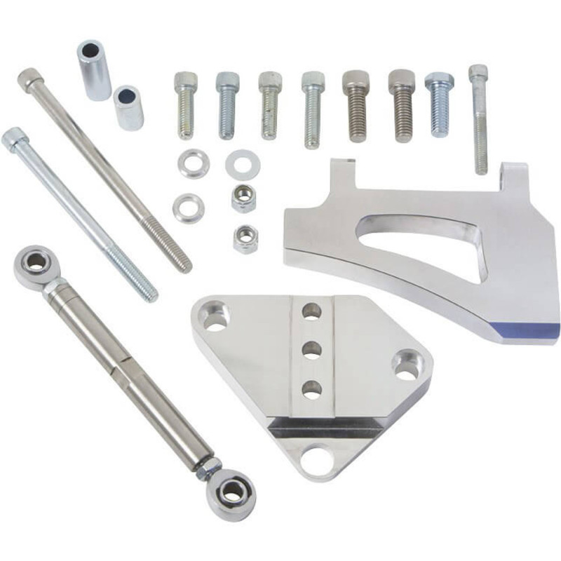 AC Compressor Bracket Silver (289, 302 & 351W) 64-73 AC Compressor Bracket Silver (289, 302 & 351W) 64-73