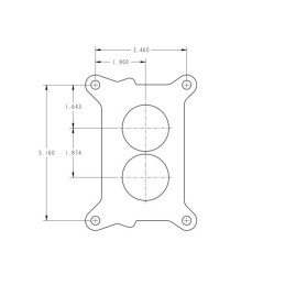 Porlasztó Holley Street Avenger 2v 350cfm e-choke 64-73