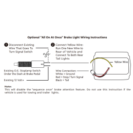 LED Sequential Taillights 64-66, pair