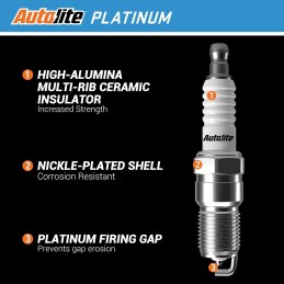 Gyújtógyertya, platina autolit P45
