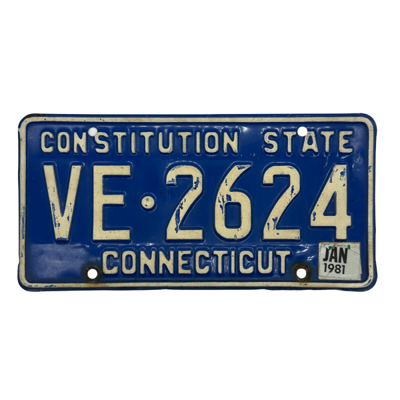 Connecticut rendszám