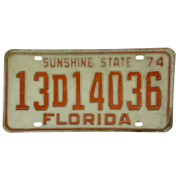 Florida rendszám