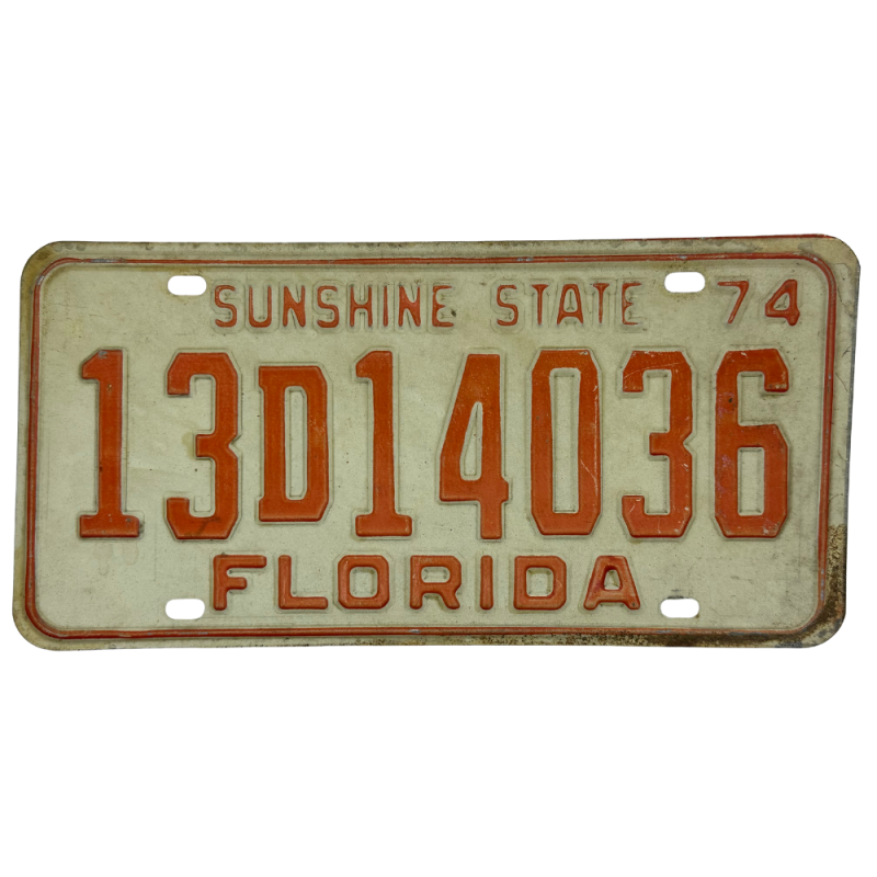 Florida rendszám