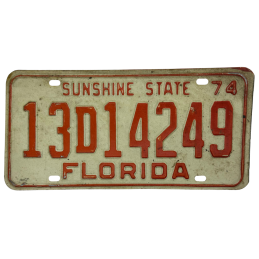 Florida rendszám