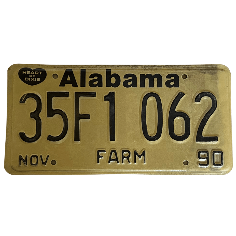 Alabama rendszám Alabama rendszám