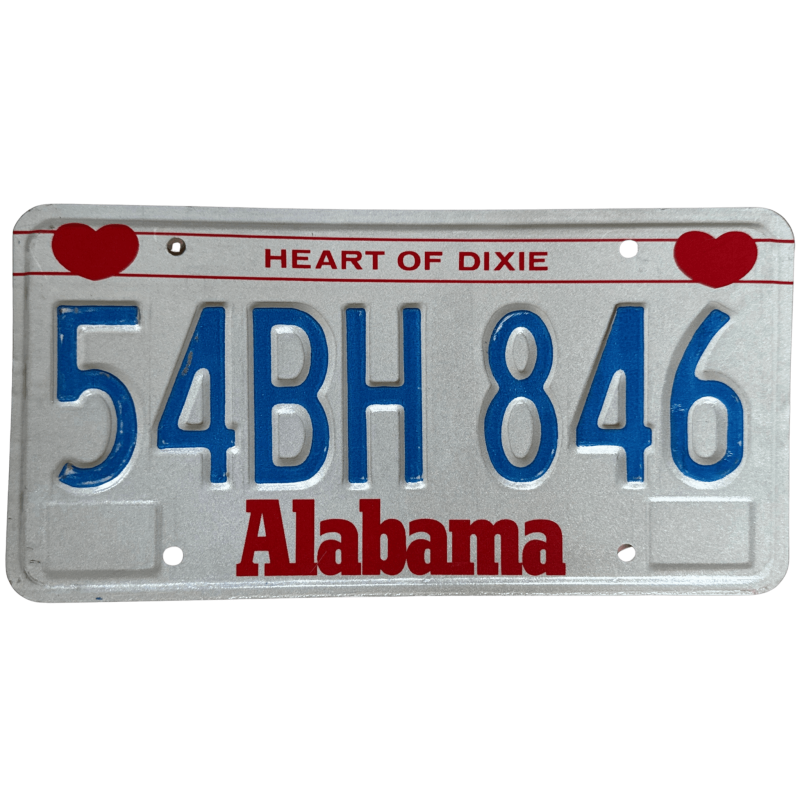 Alabama rendszám Alabama rendszám