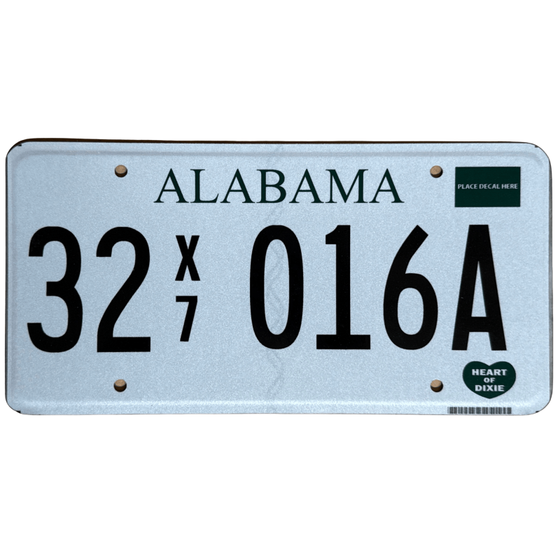 Alabama rendszám Alabama rendszám