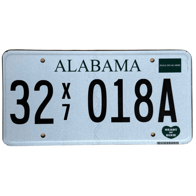 Alabama rendszám Alabama rendszám