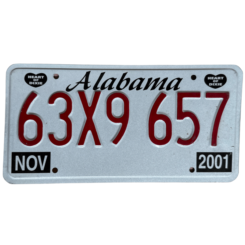 Alabama rendszám Alabama rendszám