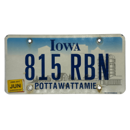 Iowa rendszám