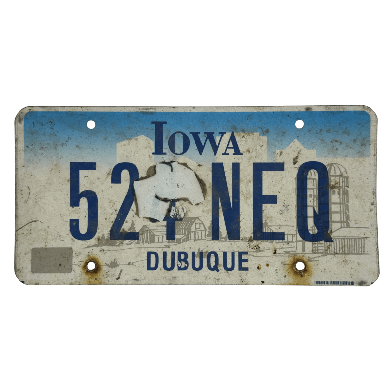 Iowa rendszám Iowa rendszám