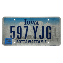 Iowa rendszám