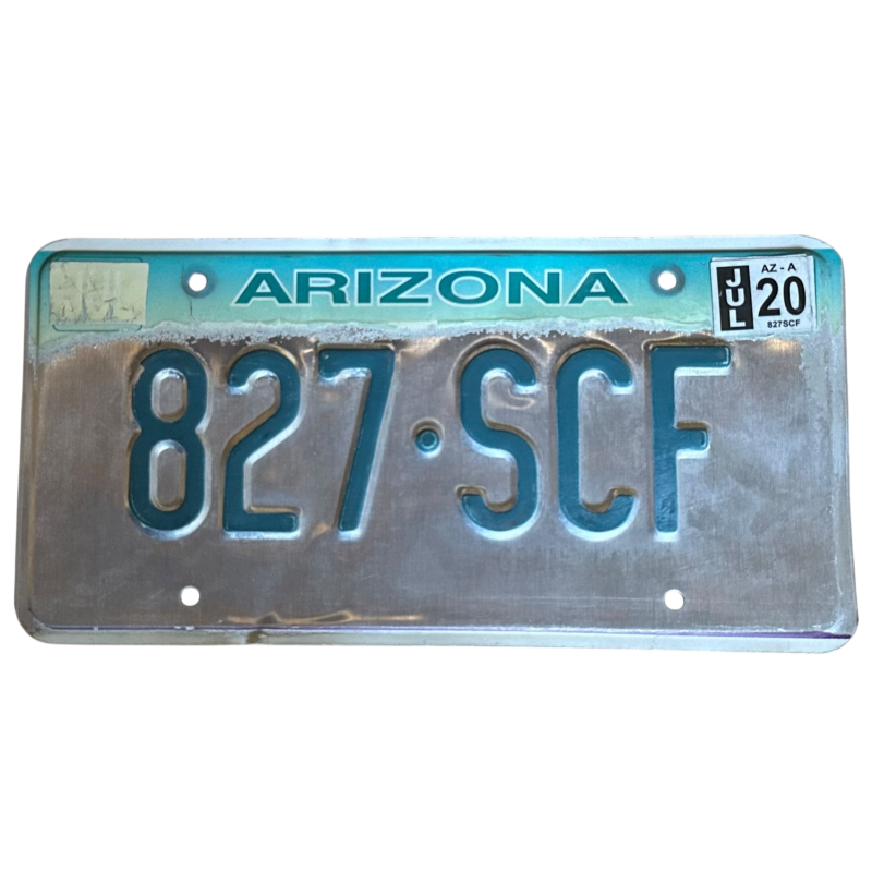 Arizonai rendszám Arizonai rendszám
