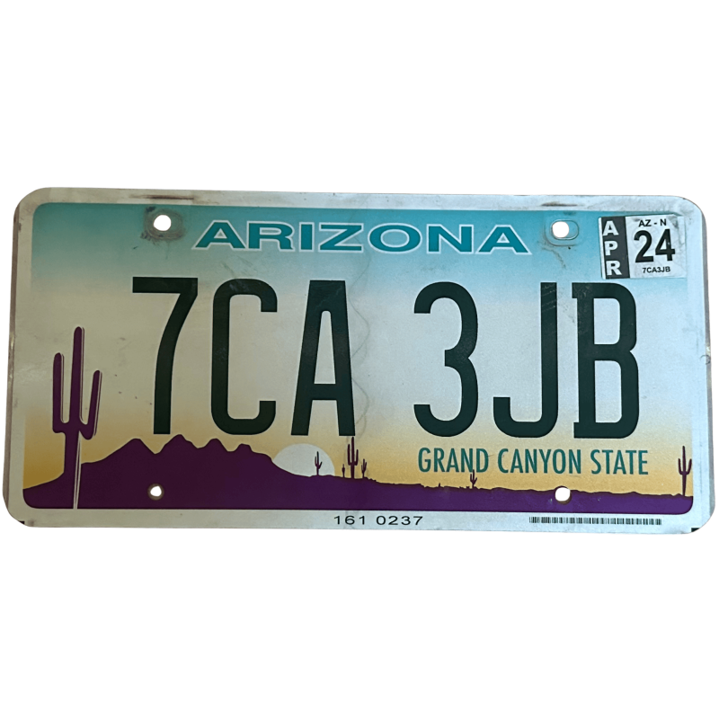 Arizonai rendszám