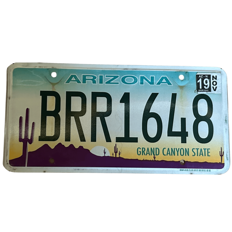 Arizonai rendszám Arizonai rendszám