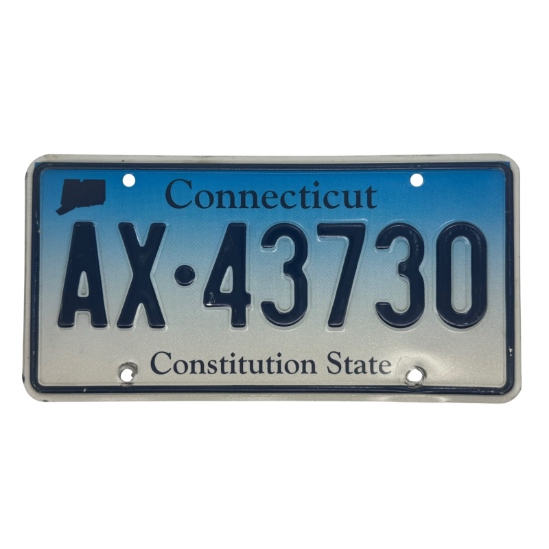 Connecticut rendszám