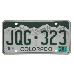 Colorado rendszám