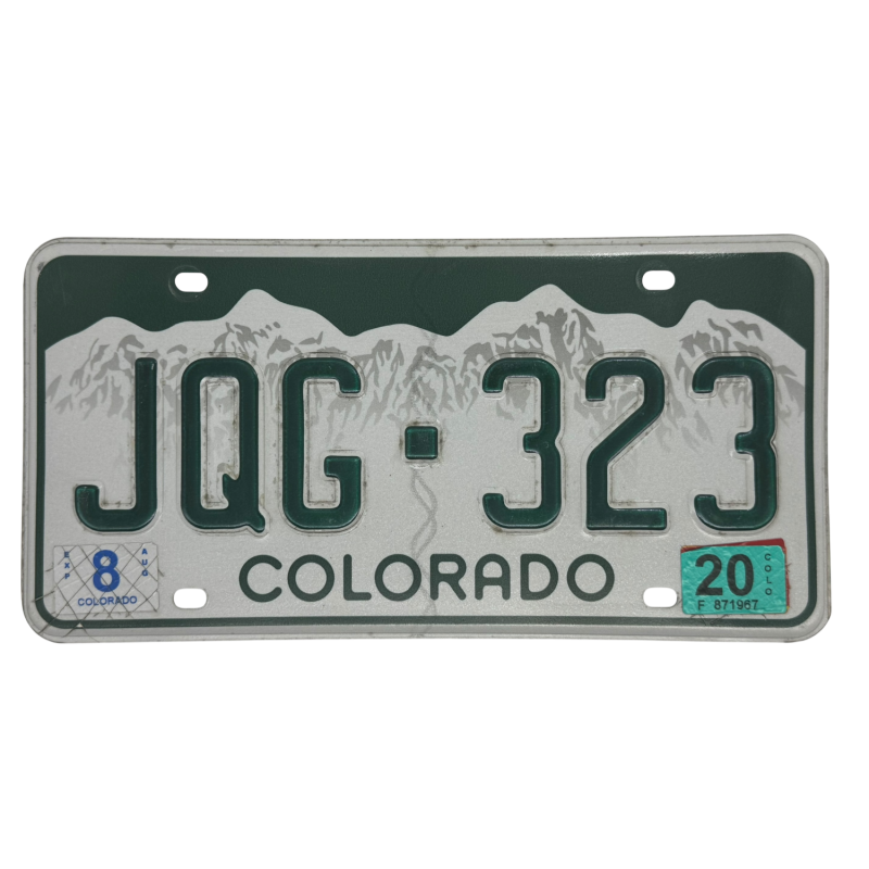 Colorado rendszám