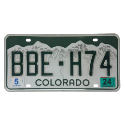 Colorado rendszám